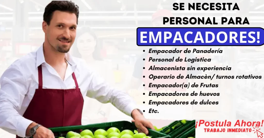 📦 ¡Únete al Equipo de Empacadores en Supermercado! 🛒